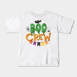 Boo crew cute Halloween Kids T-Shirt